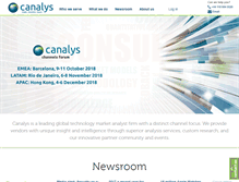 Tablet Screenshot of canalys.com